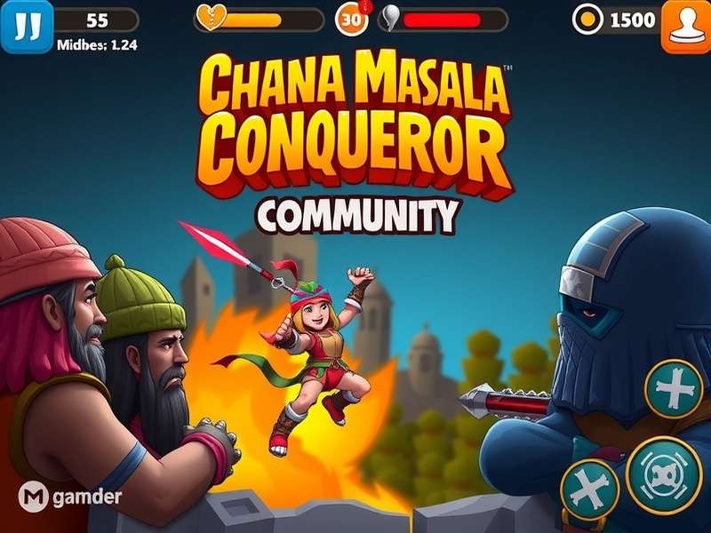 Chana Masala Conqueror Gameplay Screenshot